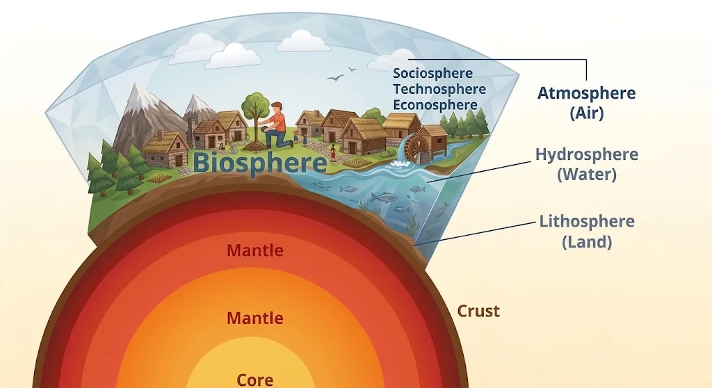 Earth's natural life-support spheres